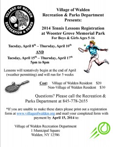 Tennis Flyer 2014