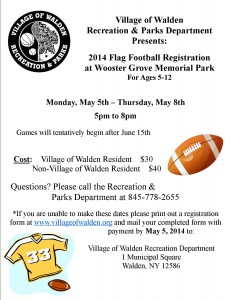 Flag football Flyer 2014